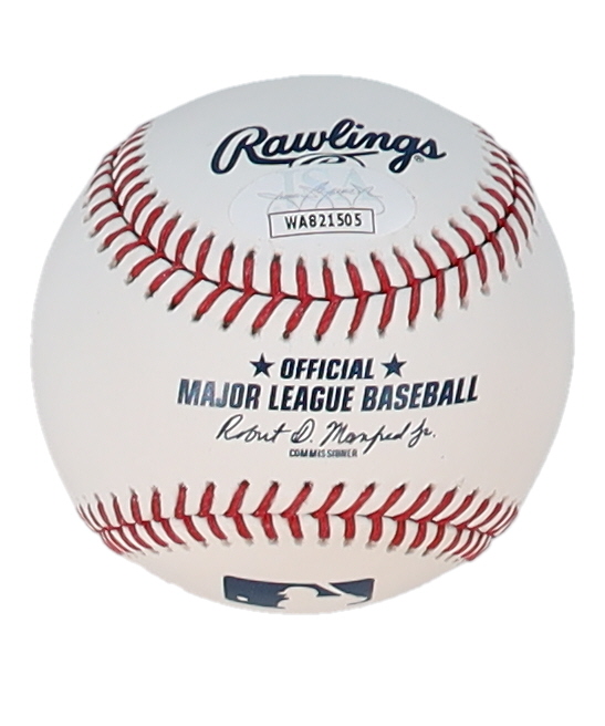 Kerry Wood & Sandy Martinez Signed OML Baseball With Inscriptions (JSA) at PristineAuction.com Kerry Wood & Sandy Martinez Signed OML Baseball With Inscriptions (JSA) at PristineAuction.com