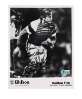 Carlton Fisk Signed Red Sox 8x10 Photo Inscribed "Best Wishes" (Beckett) at PristineAuction.com