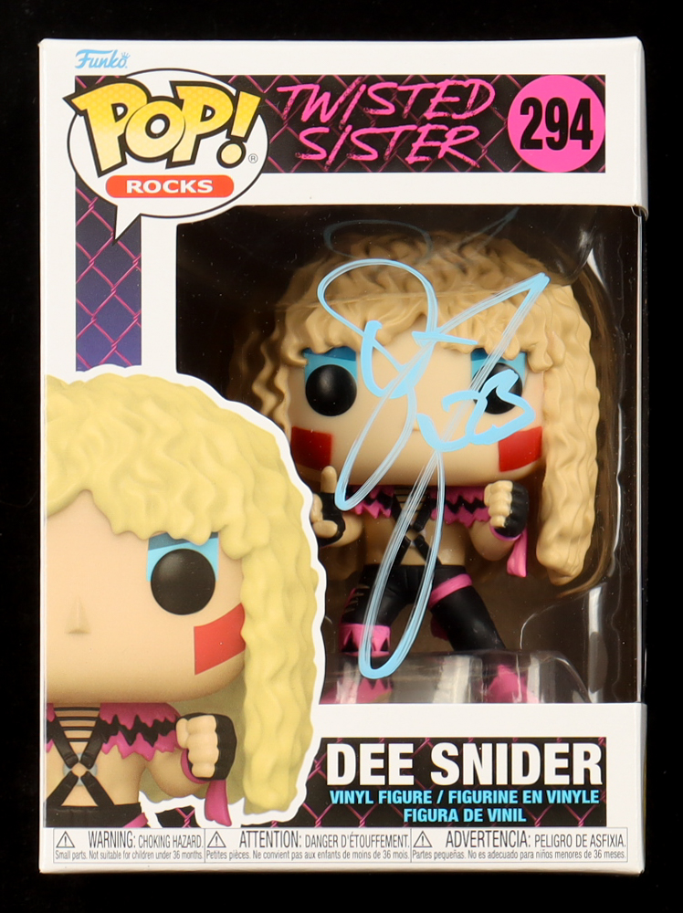 Dee Snider Signed "Twisted Sister" #294 Funko Pop! Vinyl Figure (JSA) at PristineAuction.com Dee Snider Signed "Twisted Sister" #294 Funko Pop! Vinyl Figure (JSA) at PristineAuction.com