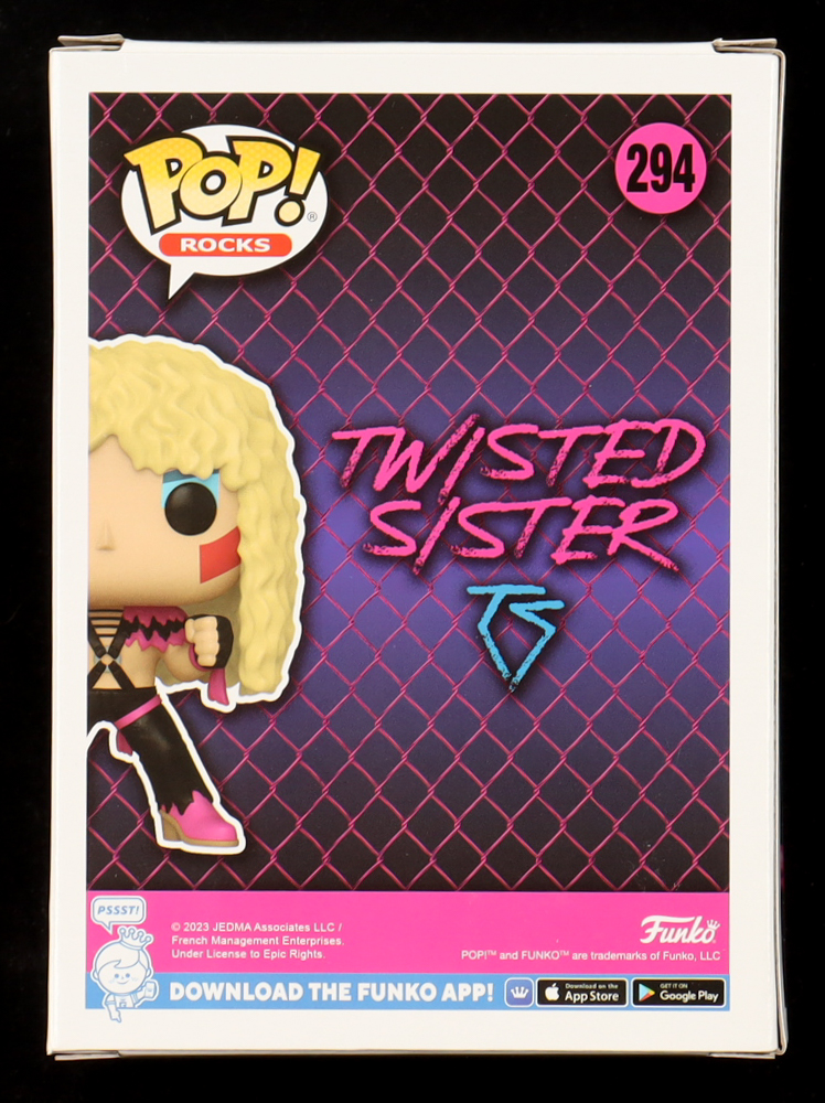 Dee Snider Signed "Twisted Sister" #294 Funko Pop! Vinyl Figure (JSA) at PristineAuction.com Dee Snider Signed "Twisted Sister" #294 Funko Pop! Vinyl Figure (JSA) at PristineAuction.com