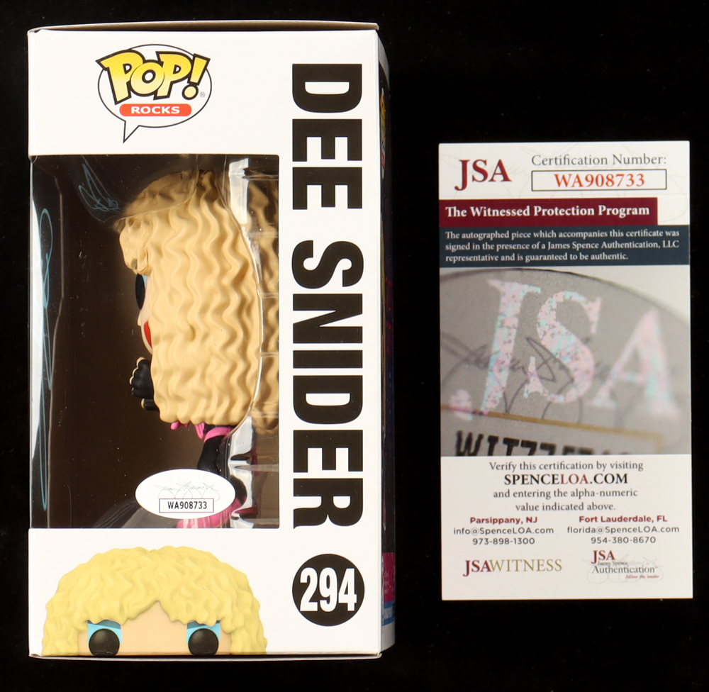 Dee Snider Signed "Twisted Sister" #294 Funko Pop! Vinyl Figure (JSA) at PristineAuction.com Dee Snider Signed "Twisted Sister" #294 Funko Pop! Vinyl Figure (JSA) at PristineAuction.com