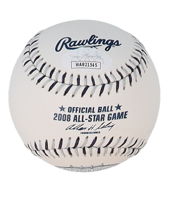 Kerry Wood Signed 2008 All-Star Game Logo Baseball Inscribed "2x All-Star" (JSA) at PristineAuction.com Kerry Wood Signed 2008 All-Star Game Logo Baseball Inscribed "2x All-Star" (JSA) at PristineAuction.com