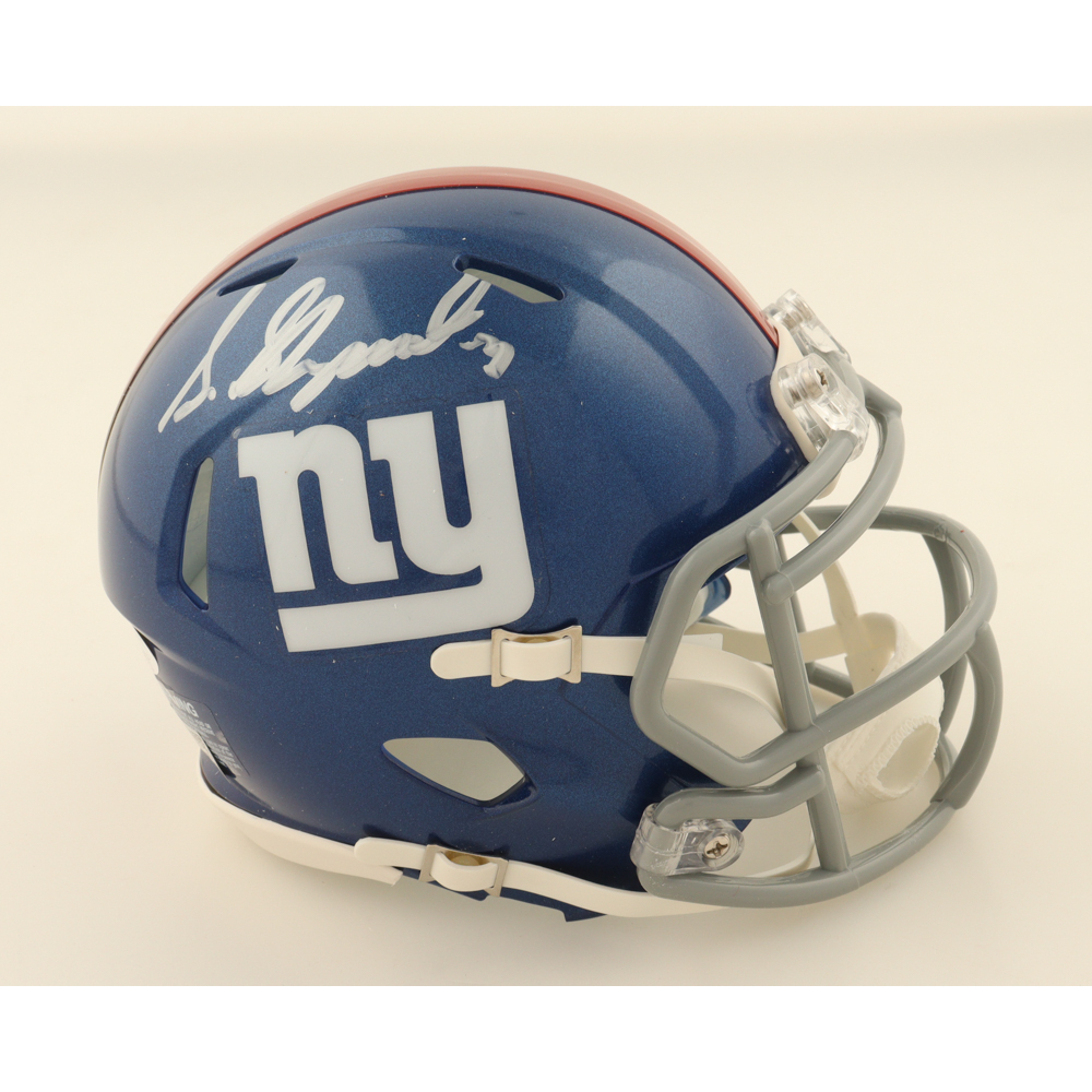 Sterling Shepard Signed Giants Speed Mini Helmet (JSA) at PristineAuction.com