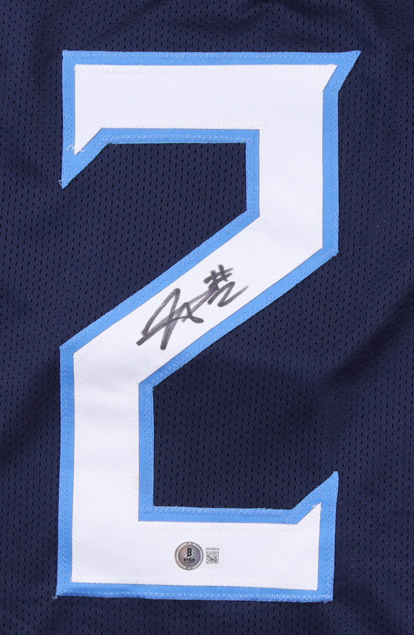 Tyjae Spears Signed Jersey (Beckett) at PristineAuction.com Tyjae Spears Signed Jersey (Beckett) at PristineAuction.com