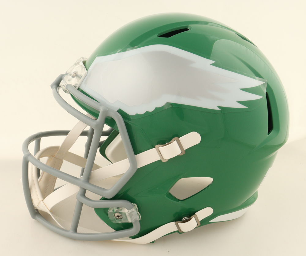 Eagles Full-Size Throwback Alternate Speed Helmet Team-Signed By (9) With Brandon Graham, Kenneth Gainwell, C.J. Gardner-Johnson, Darius Slay With Multiple Inscriptions (Beckett) at PristineAuction.com Eagles Full-Size Throwback Alternate Speed Helmet Team-Signed By (9) With Brandon Graham, Kenneth Gainwell, C.J. Gardner-Johnson, Darius Slay With Multiple Inscriptions (Beckett) at PristineAuction.com