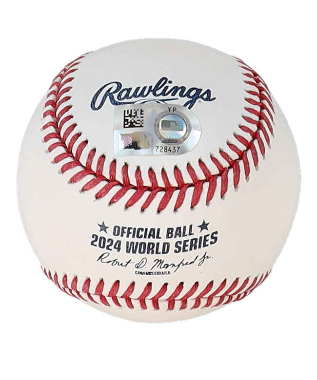 Freddie Freeman Signed OML Baseball Inscribed "24 WS MVP" (MLB) at PristineAuction.com Freddie Freeman Signed OML Baseball Inscribed "24 WS MVP" (MLB) at PristineAuction.com