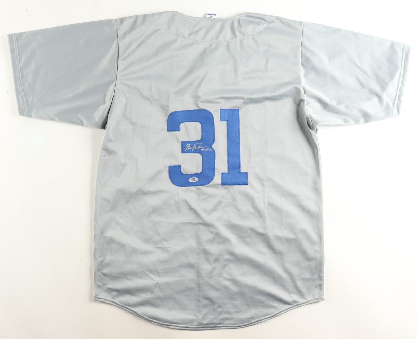 Fergie Jenkins Signed Jersey Inscribed "HOF 91" (PSA) at PristineAuction.com Fergie Jenkins Signed Jersey Inscribed "HOF 91" (PSA) at PristineAuction.com