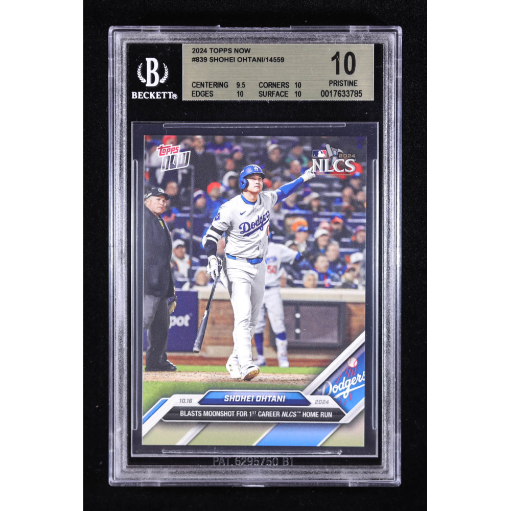 大谷翔平 ブラックラベル BGS10 topps now WBC ドジャース BGS10 2024 ohtani topps now 大谷 翔平 限定 カード no.36 ドジャース