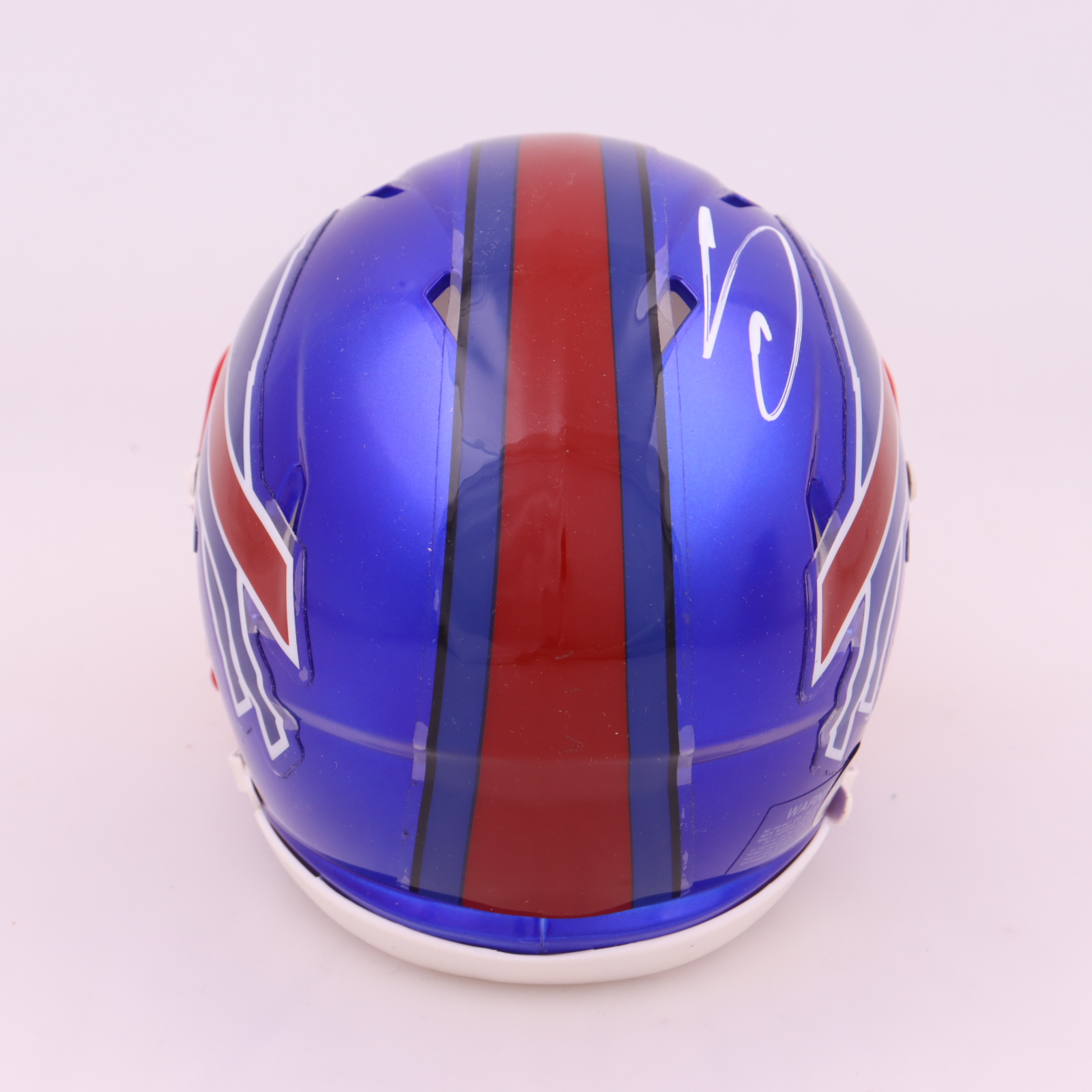 Stefon Diggs Signed Bills Flash Alternate Speed Mini Helmet (Beckett) at PristineAuction.com Stefon Diggs Signed Bills Flash Alternate Speed Mini Helmet (Beckett) at PristineAuction.com