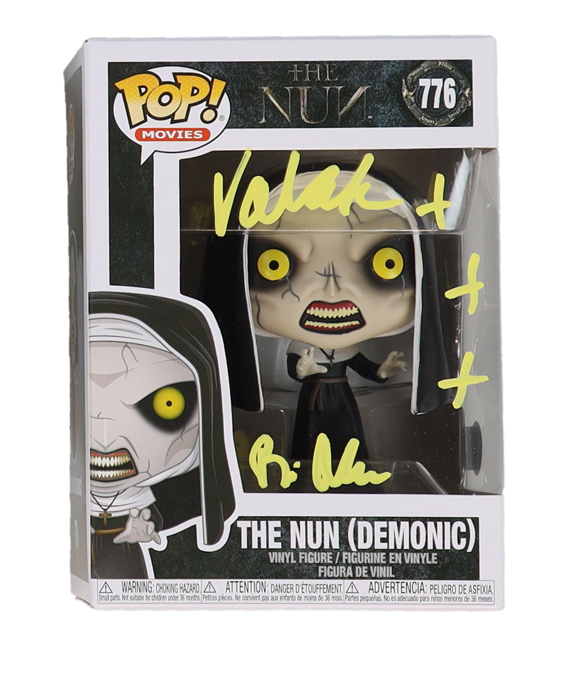 Bonnie Aarons Signed "The Nun" #776 The Nun (Demonic) Funko Pop! Vinyl Figure Inscribed "Valak" (Beckett) at PristineAuction.com Bonnie Aarons Signed "The Nun" #776 The Nun (Demonic) Funko Pop! Vinyl Figure Inscribed "Valak" (Beckett) at PristineAuction.com