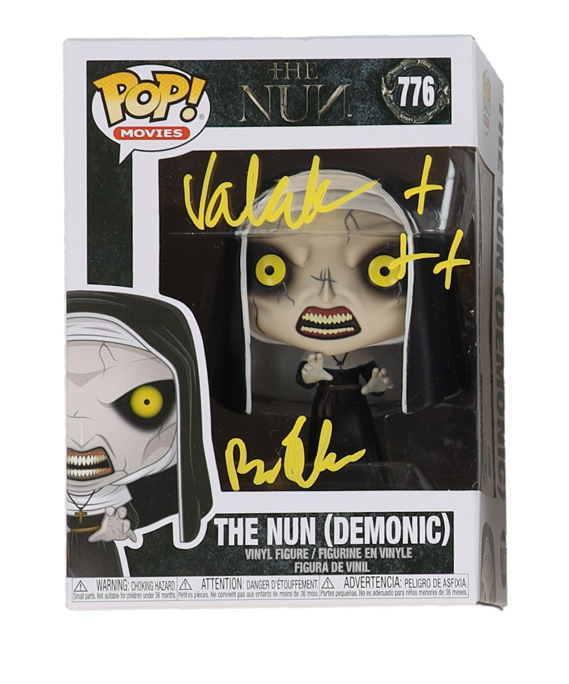Bonnie Aarons Signed "The Nun" #776 The Nun (Demonic) Funko Pop! Vinyl Figure Inscribed "Valak" (Beckett) at PristineAuction.com Bonnie Aarons Signed "The Nun" #776 The Nun (Demonic) Funko Pop! Vinyl Figure Inscribed "Valak" (Beckett) at PristineAuction.com