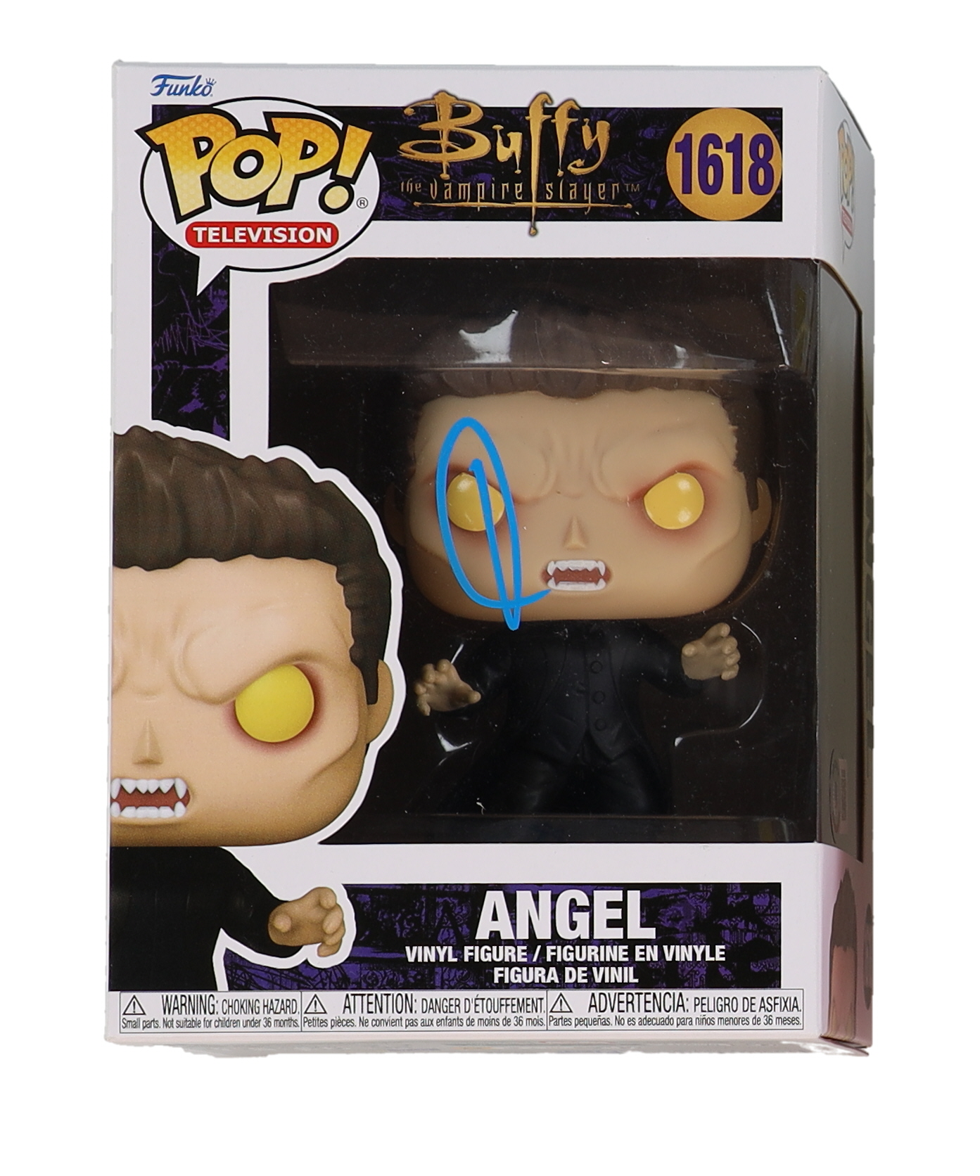 David Boreanaz Signed "Buffy the Vampire Slayer" #1618 Angel Funko Pop! Vinyl Figure (Beckett) at PristineAuction.com David Boreanaz Signed "Buffy the Vampire Slayer" #1618 Angel Funko Pop! Vinyl Figure (Beckett) at PristineAuction.com