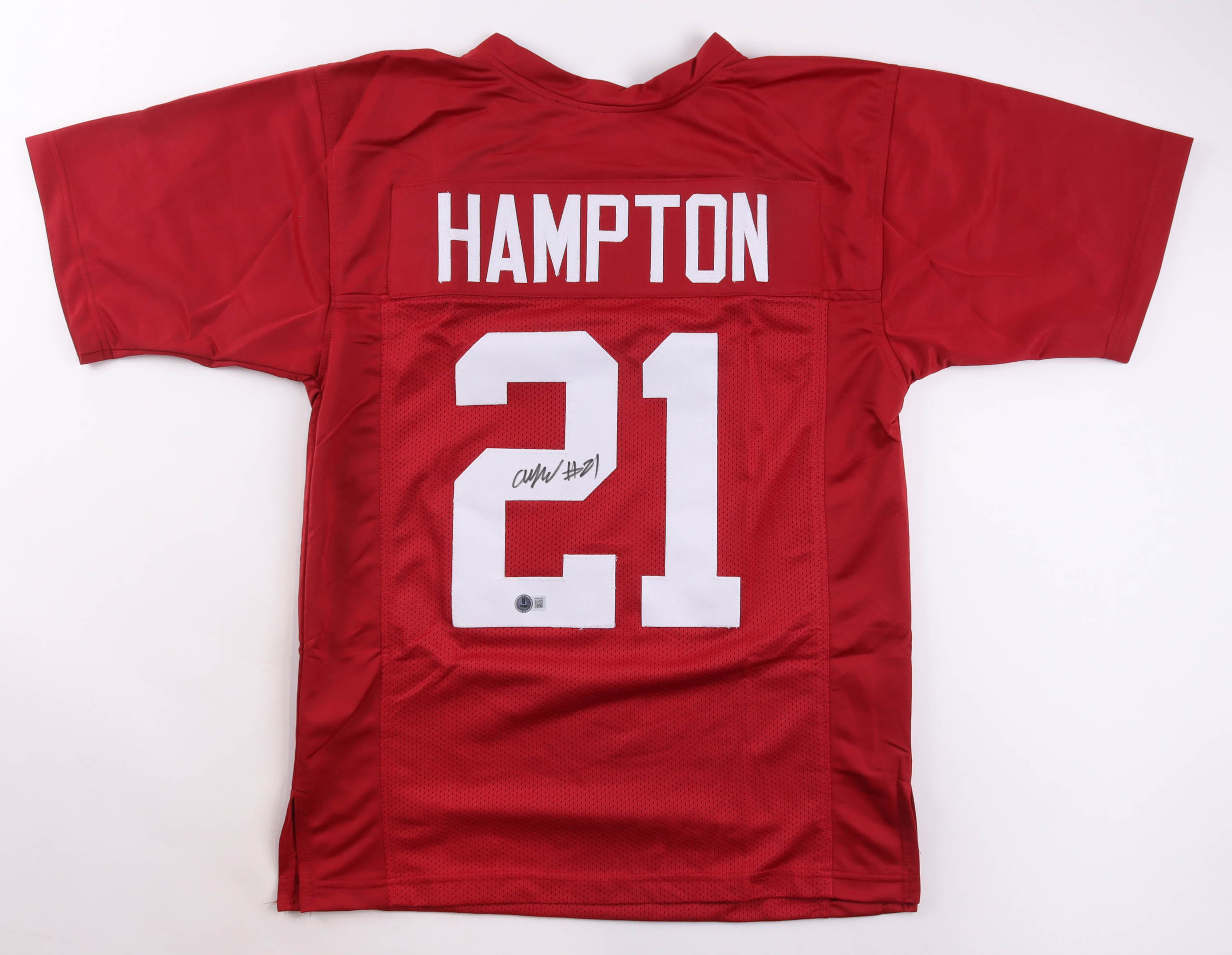 Aeryn "Bubba" Hampton Signed Jersey (Beckett) at PristineAuction.com Aeryn "Bubba" Hampton Signed Jersey (Beckett) at PristineAuction.com