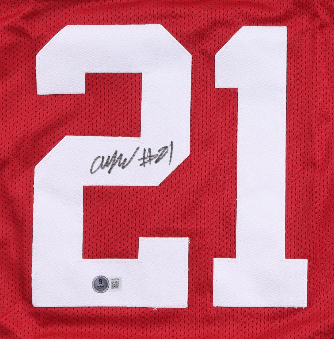 Aeryn "Bubba" Hampton Signed Jersey (Beckett) at PristineAuction.com Aeryn "Bubba" Hampton Signed Jersey (Beckett) at PristineAuction.com