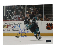 Adam Oates Signed Ducks 8x10 Photo Inscribed "HOF 12" (Premium Autographs) at PristineAuction.com