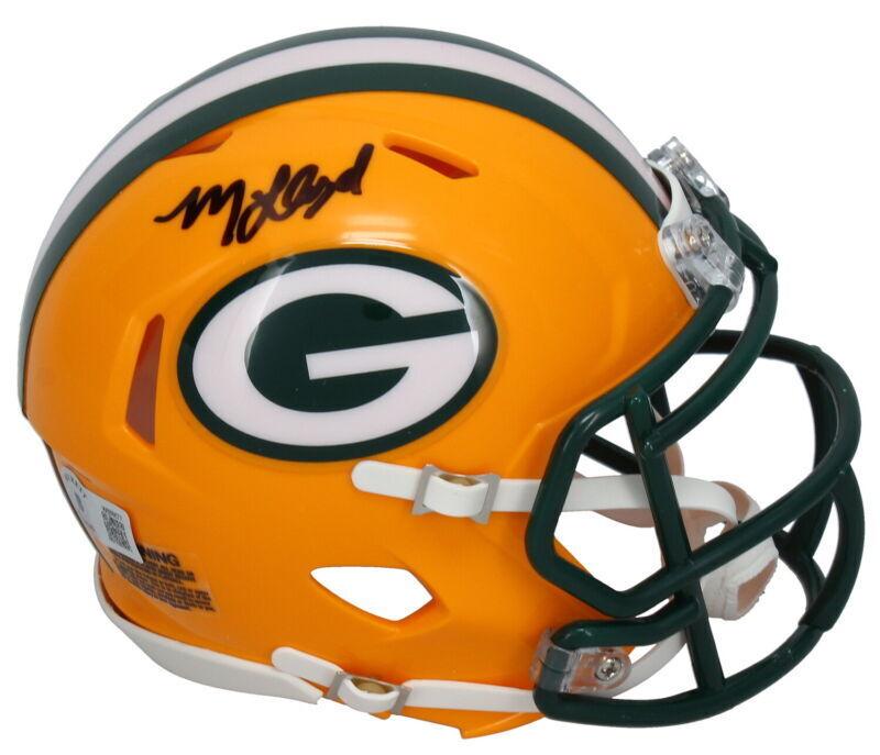 MarShawn Lloyd Signed Packers Speed Mini Helmet (Beckett) at PristineAuction.com MarShawn Lloyd Signed Packers Speed Mini Helmet (Beckett) at PristineAuction.com