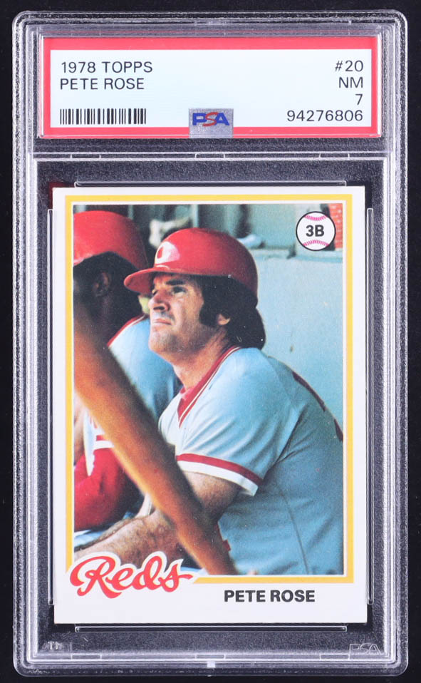 Pete Rose 1978 Topps #20 DP (PSA 7) at PristineAuction.com Pete Rose 1978 Topps #20 DP (PSA 7) at PristineAuction.com