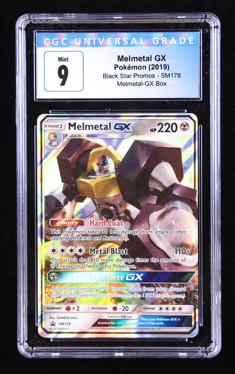 Melmetal GX 2016-21 Pokemon Sun and Moon Black Star Promos #SM178 (CGC 9) at PristineAuction.com Melmetal GX 2016-21 Pokemon Sun and Moon Black Star Promos #SM178 (CGC 9) at PristineAuction.com