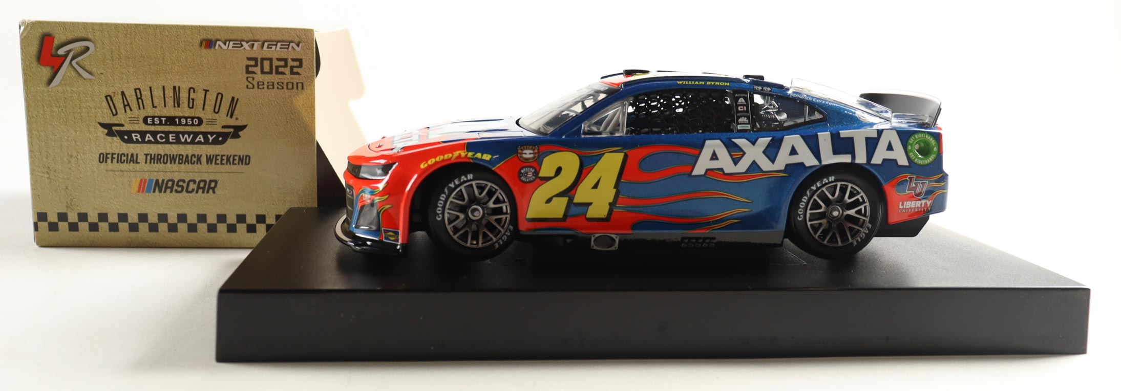 William Byron Signed 2022 #24 Axalta Throwback Camaro 1:24 Diecast Car (PA) at PristineAuction.com William Byron Signed 2022 #24 Axalta Throwback Camaro 1:24 Diecast Car (PA) at PristineAuction.com