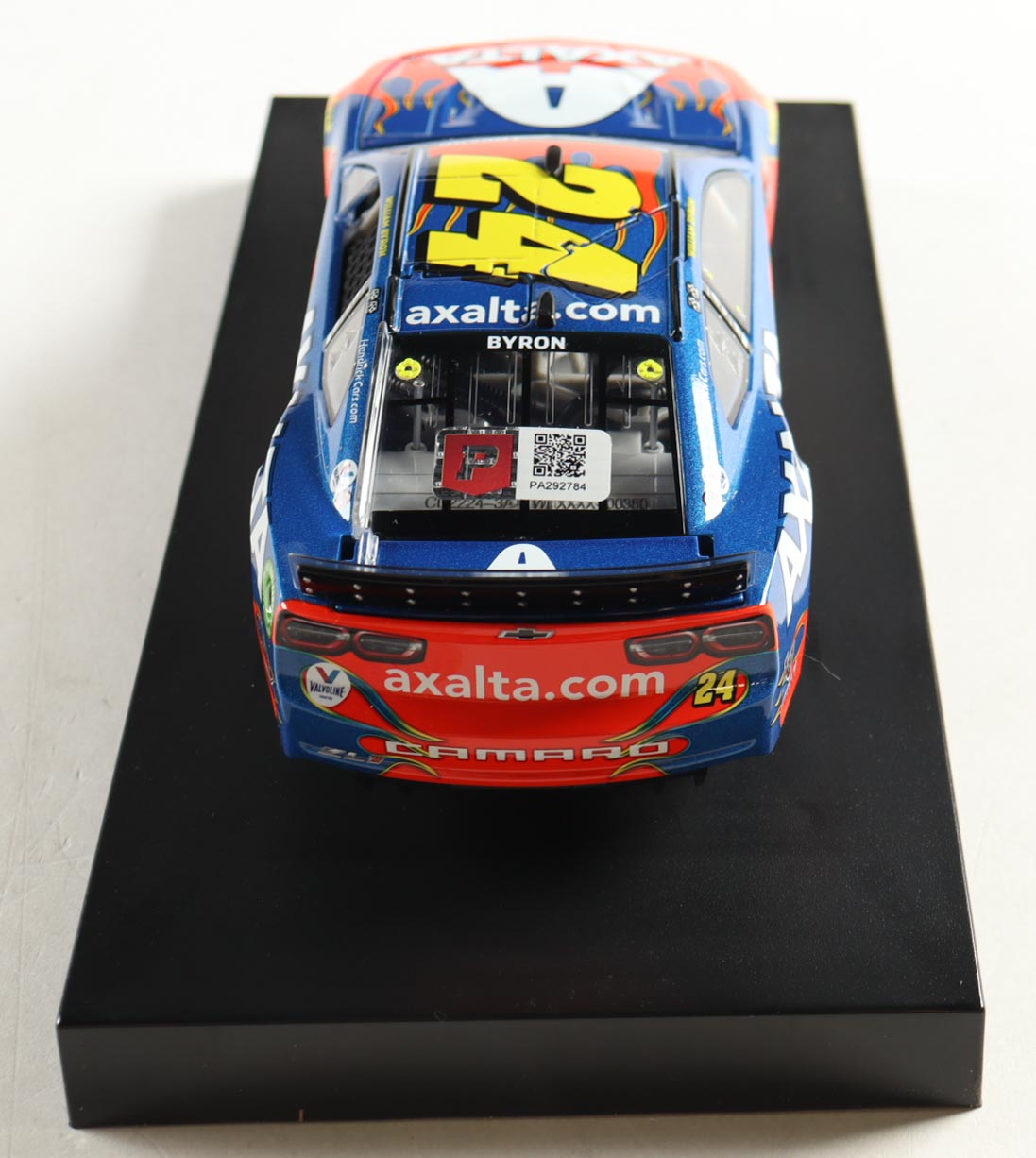 William Byron Signed 2022 #24 Axalta Throwback Camaro 1:24 Diecast Car (PA) at PristineAuction.com William Byron Signed 2022 #24 Axalta Throwback Camaro 1:24 Diecast Car (PA) at PristineAuction.com