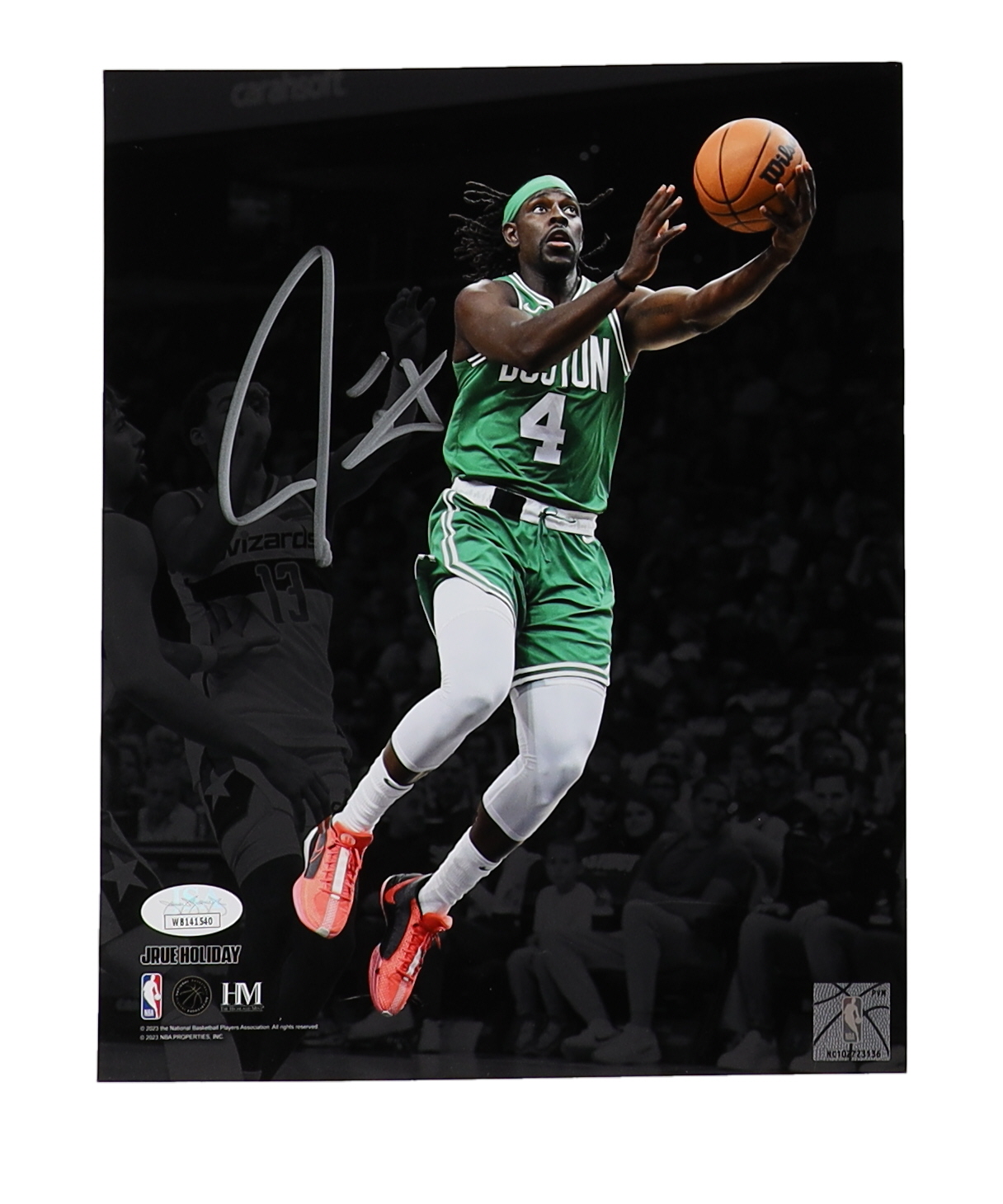 Jrue Holiday Signed Celtics 8x10 Photo (JSA) at PristineAuction.com Jrue Holiday Signed Celtics 8x10 Photo (JSA) at PristineAuction.com