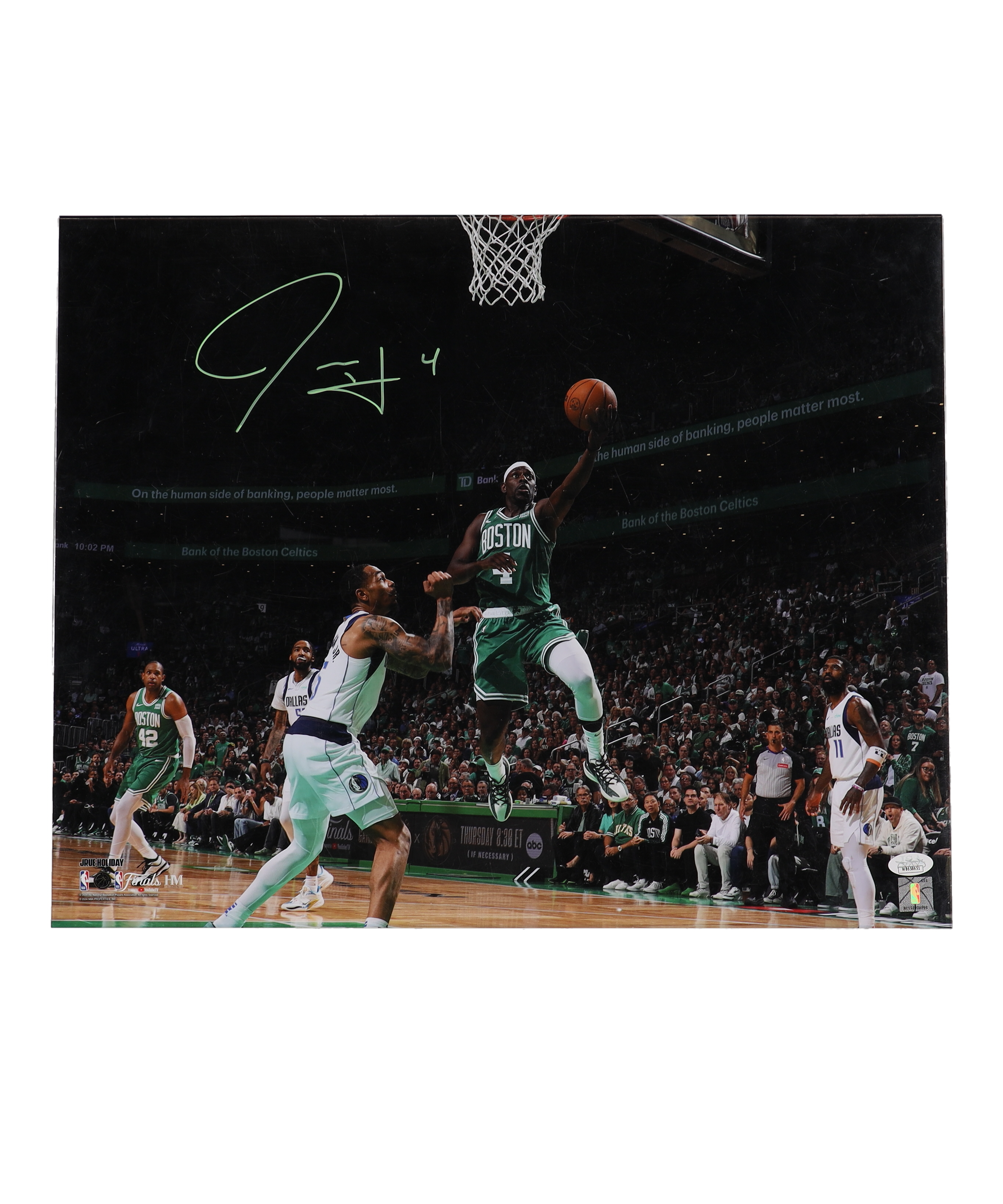 Jrue Holiday Signed Celtics 16x20 Photo (JSA) at PristineAuction.com Jrue Holiday Signed Celtics 16x20 Photo (JSA) at PristineAuction.com
