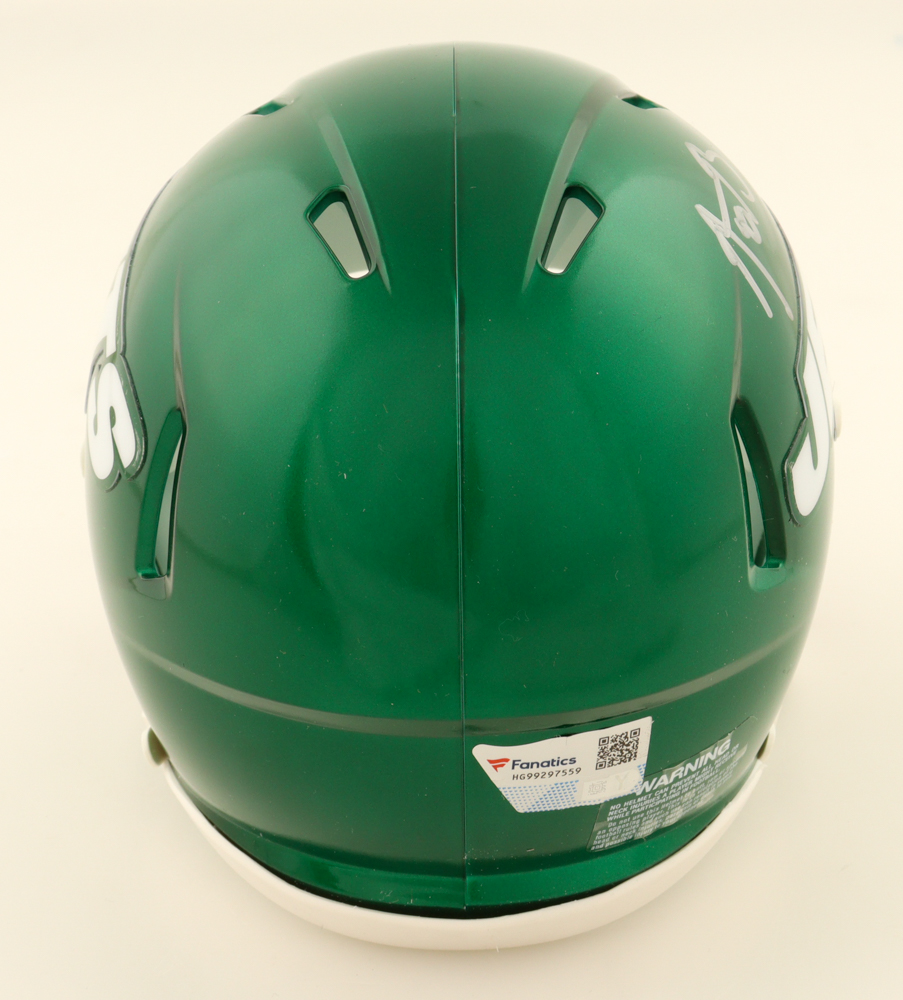 Aaron Rodgers Signed Jets Speed Mini Helmet (Fanatics) at PristineAuction.com Aaron Rodgers Signed Jets Speed Mini Helmet (Fanatics) at PristineAuction.com