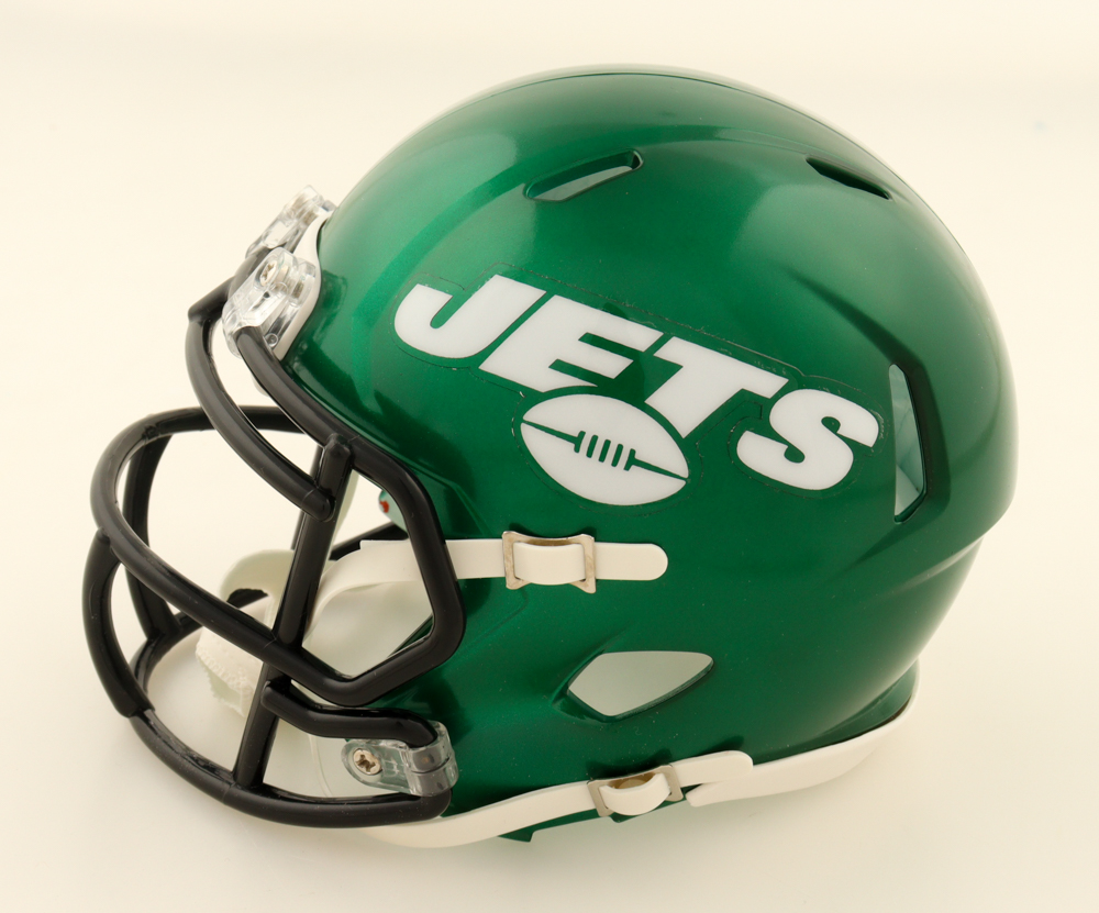 Aaron Rodgers Signed Jets Speed Mini Helmet (Fanatics) at PristineAuction.com Aaron Rodgers Signed Jets Speed Mini Helmet (Fanatics) at PristineAuction.com
