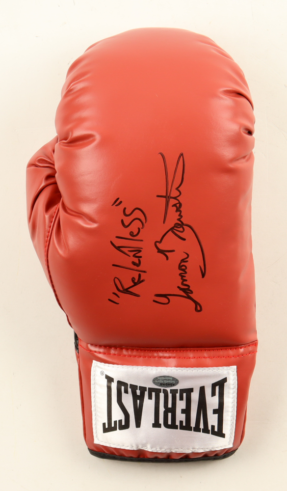 Lamon Brewster Signed Everlast Boxing Glove Inscribed "Relentless" (Schwartz) at PristineAuction.com Lamon Brewster Signed Everlast Boxing Glove Inscribed "Relentless" (Schwartz) at PristineAuction.com