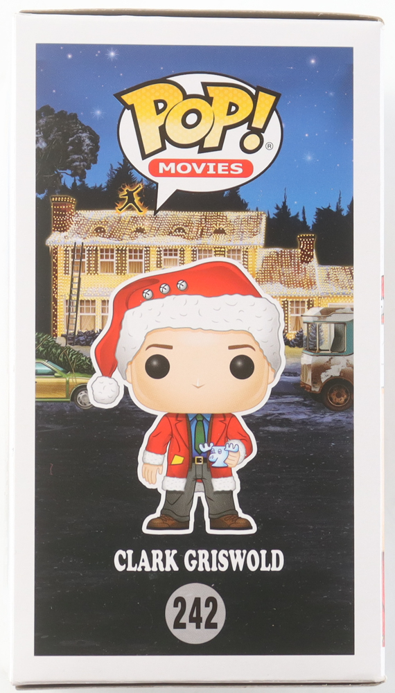 Chevy Chase Signed "National Lampoon's Christmas Vacation" #242 Clark Griswold Funko Pop! Vinyl Figure (Beckett) at PristineAuction.com Chevy Chase Signed "National Lampoon's Christmas Vacation" #242 Clark Griswold Funko Pop! Vinyl Figure (Beckett) at PristineAuction.com