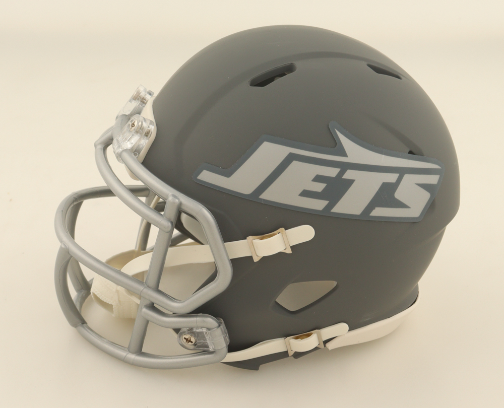 Davante Adams Signed Jets Slate Alternate Speed Mini Helmet (Beckett) at PristineAuction.com Davante Adams Signed Jets Slate Alternate Speed Mini Helmet (Beckett) at PristineAuction.com