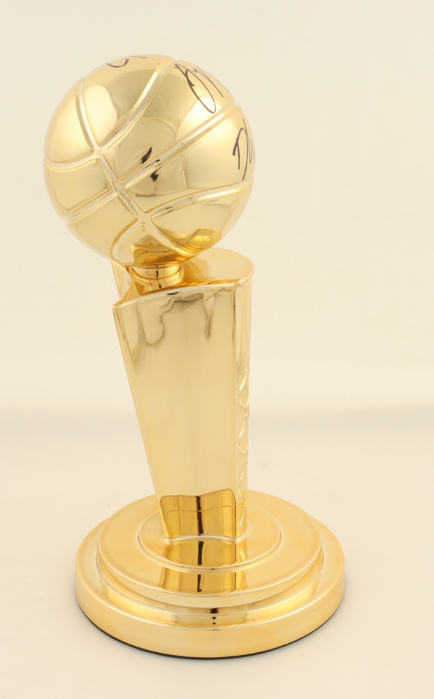 NBA Championship 12" Replica Trophy Signed By (4) With Payton Pritchard, Jrue Holiday, Al Horford, Derrick White (JSA) at PristineAuction.com NBA Championship 12" Replica Trophy Signed By (4) With Payton Pritchard, Jrue Holiday, Al Horford, Derrick White (JSA) at PristineAuction.com