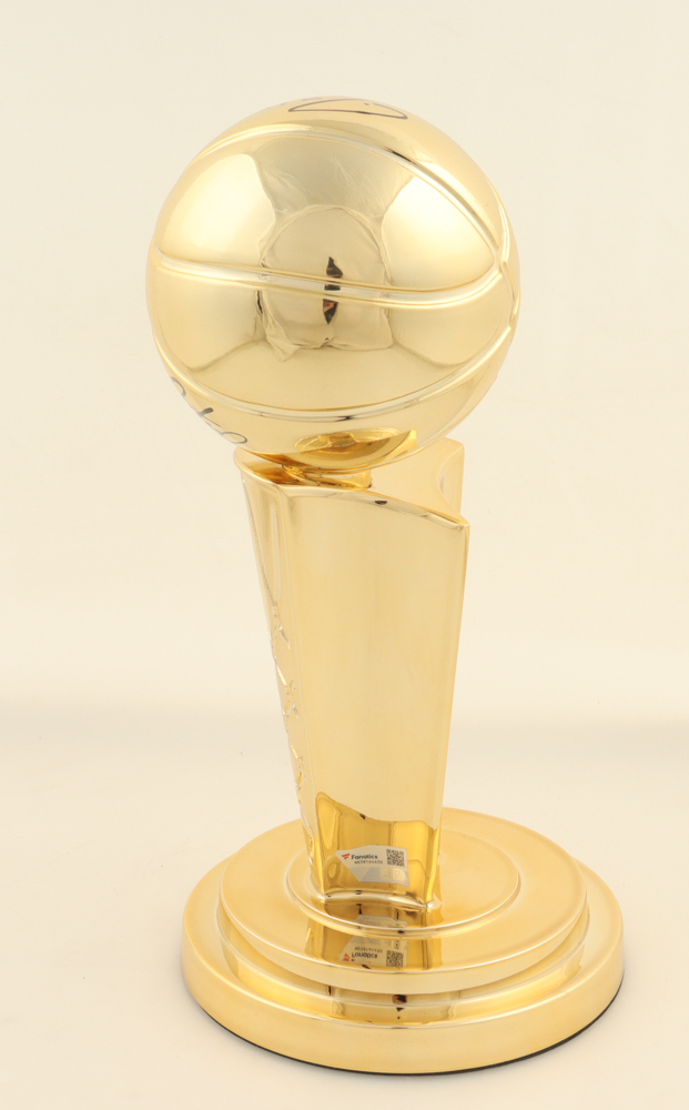 NBA Championship 12" Replica Trophy Signed By (4) With Payton Pritchard, Jrue Holiday, Al Horford, Derrick White (JSA) at PristineAuction.com NBA Championship 12" Replica Trophy Signed By (4) With Payton Pritchard, Jrue Holiday, Al Horford, Derrick White (JSA) at PristineAuction.com