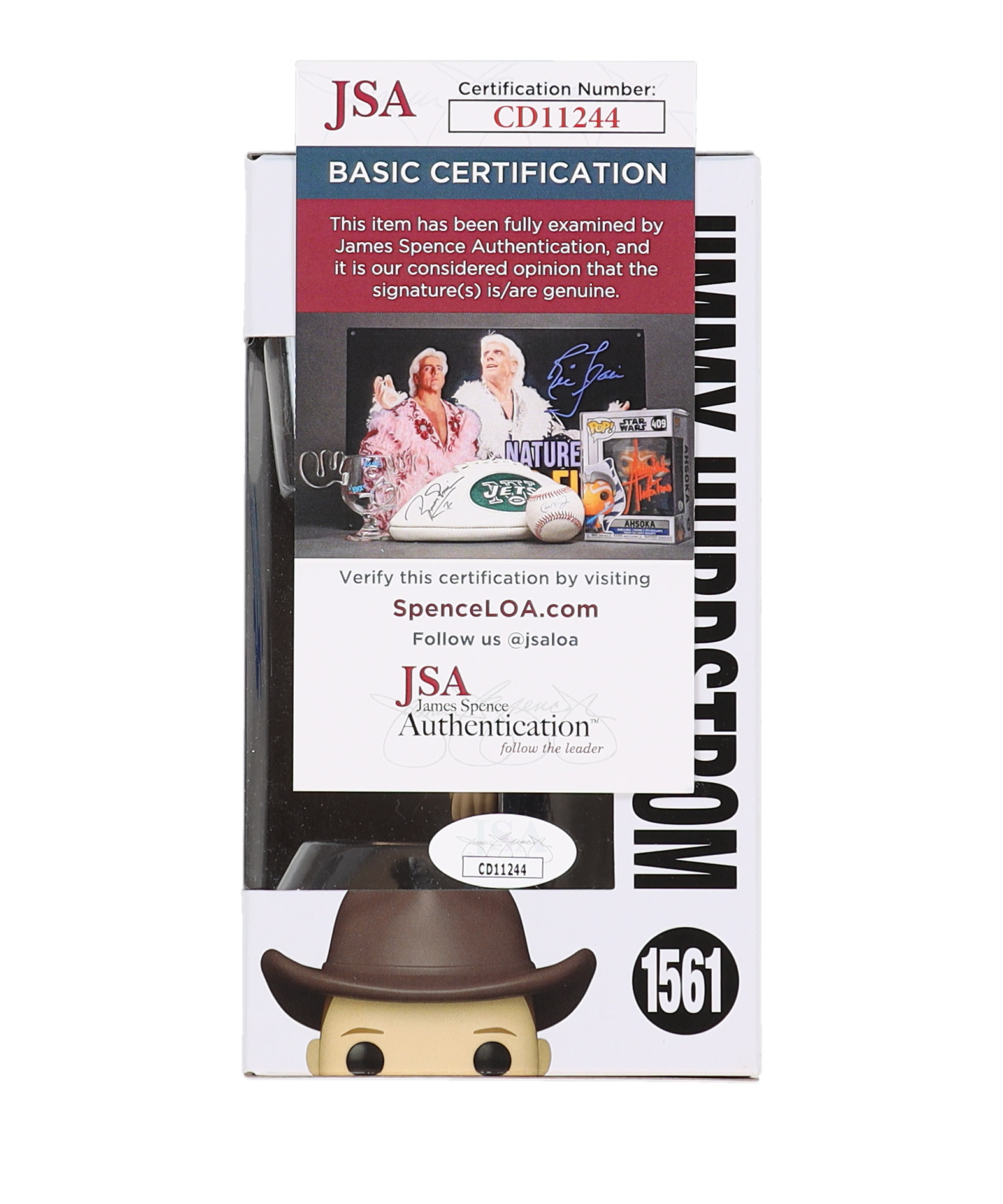 Jefferson White Signed "Yellowstone" #1561 Jimmy Hurdstrom Funko Pop! Vinyl Figure (JSA) at PristineAuction.com Jefferson White Signed "Yellowstone" #1561 Jimmy Hurdstrom Funko Pop! Vinyl Figure (JSA) at PristineAuction.com