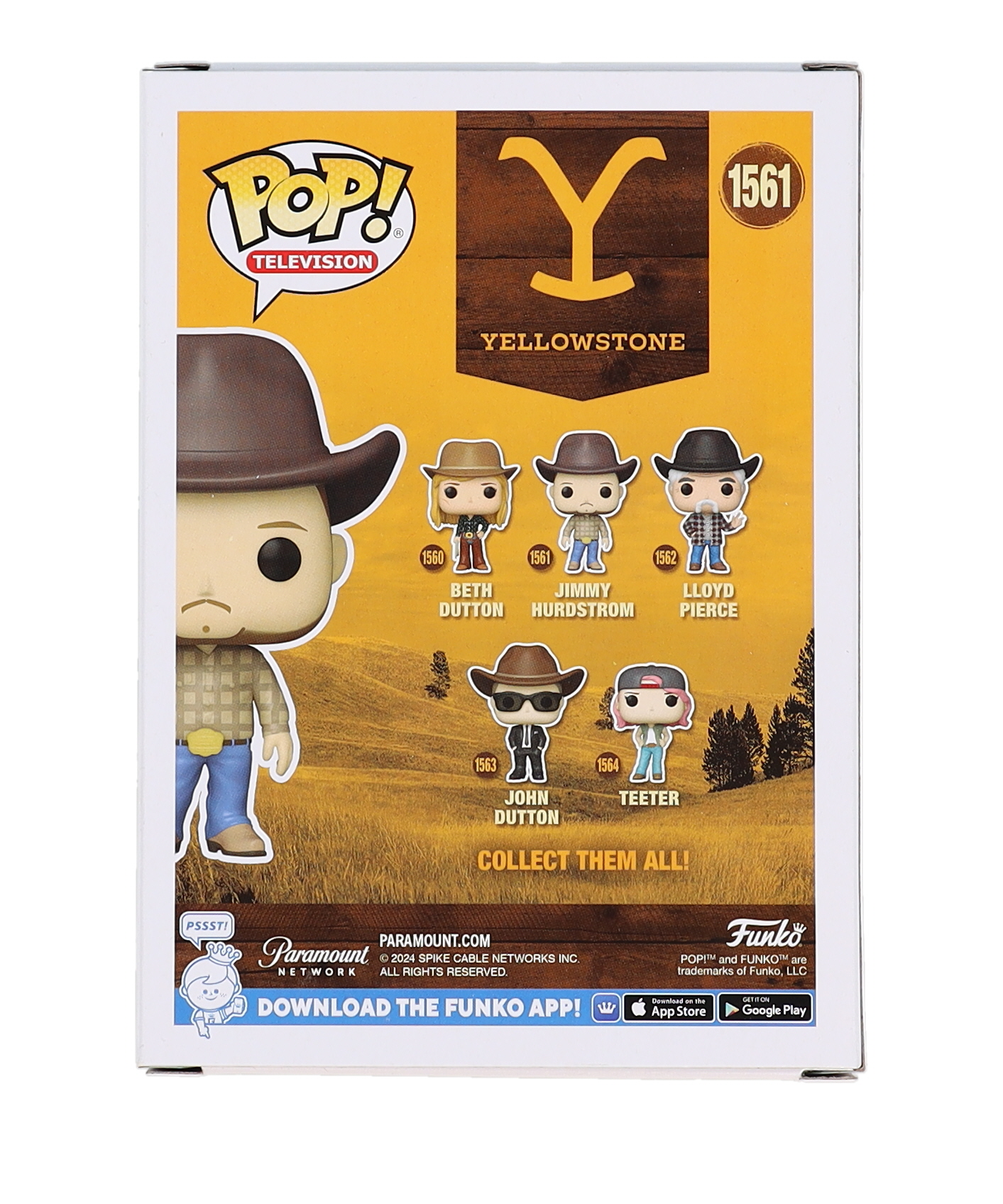 Jefferson White Signed "Yellowstone" #1561 Jimmy Hurdstrom Funko Pop! Vinyl Figure (JSA) at PristineAuction.com Jefferson White Signed "Yellowstone" #1561 Jimmy Hurdstrom Funko Pop! Vinyl Figure (JSA) at PristineAuction.com