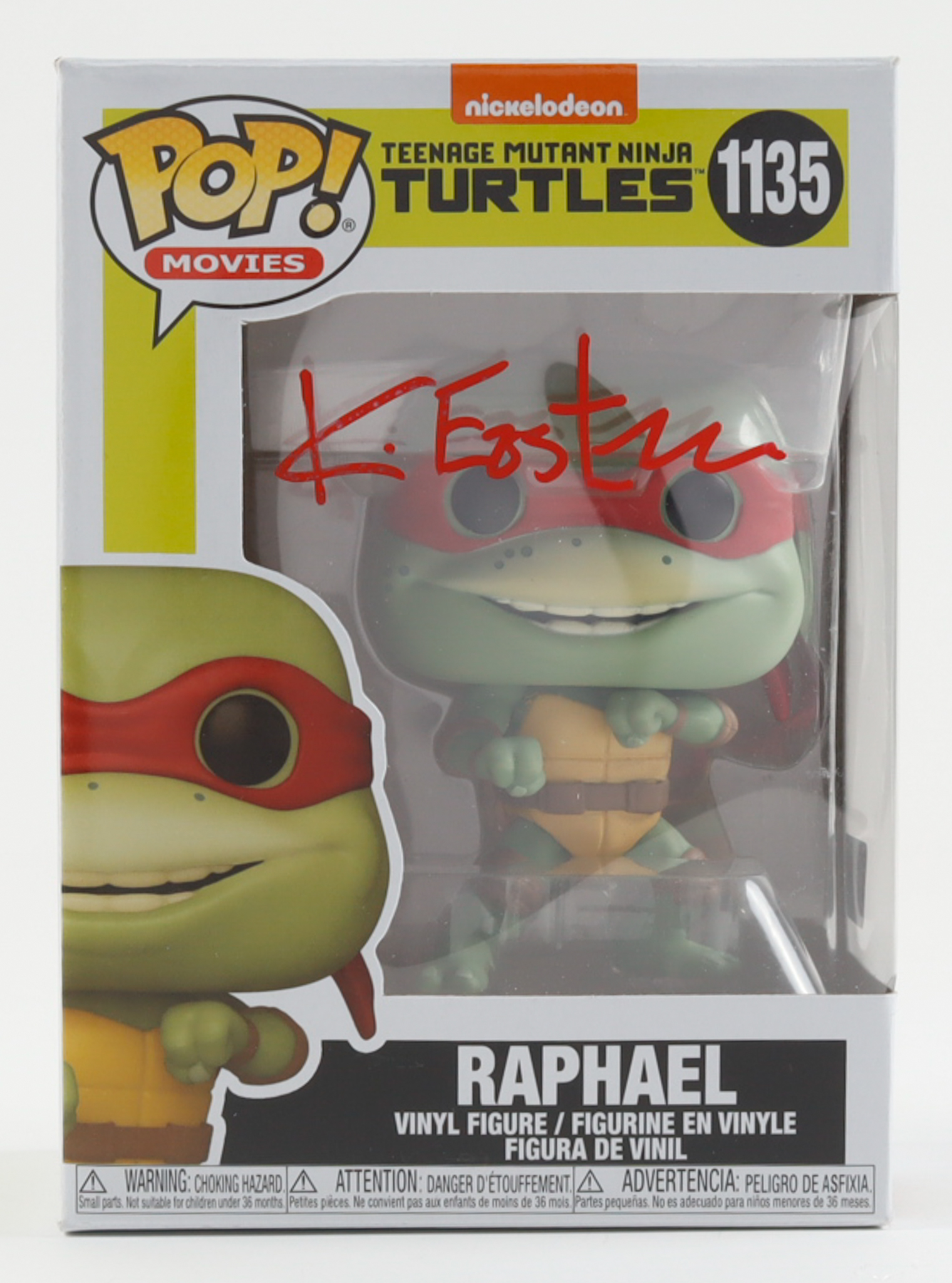Kevin Eastman Signed "Teenage Mutant Ninja Turtles" #1135 Raphael Funko Pop! Vinyl Figure (PA) at PristineAuction.com Kevin Eastman Signed "Teenage Mutant Ninja Turtles" #1135 Raphael Funko Pop! Vinyl Figure (PA) at PristineAuction.com