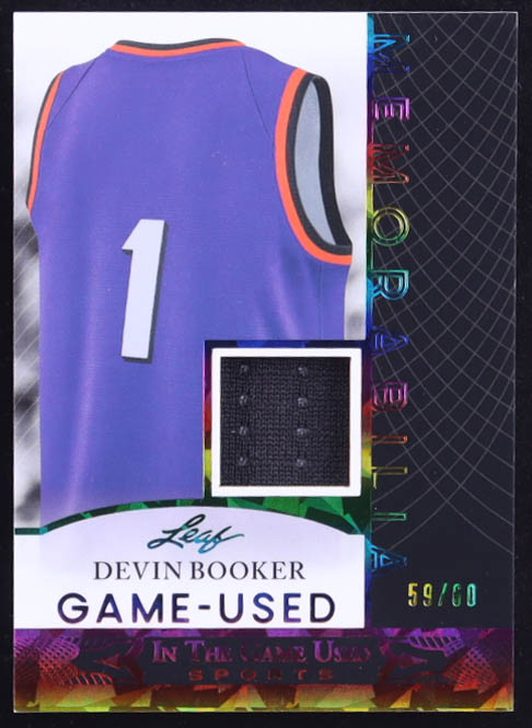 Devin Booker 2024 ITG Used Sports Game-Used Memorabilia Crystal Rainbow #GUM10 #59/60 at PristineAuction.com Devin Booker 2024 ITG Used Sports Game-Used Memorabilia Crystal Rainbow #GUM10 #59/60 at PristineAuction.com