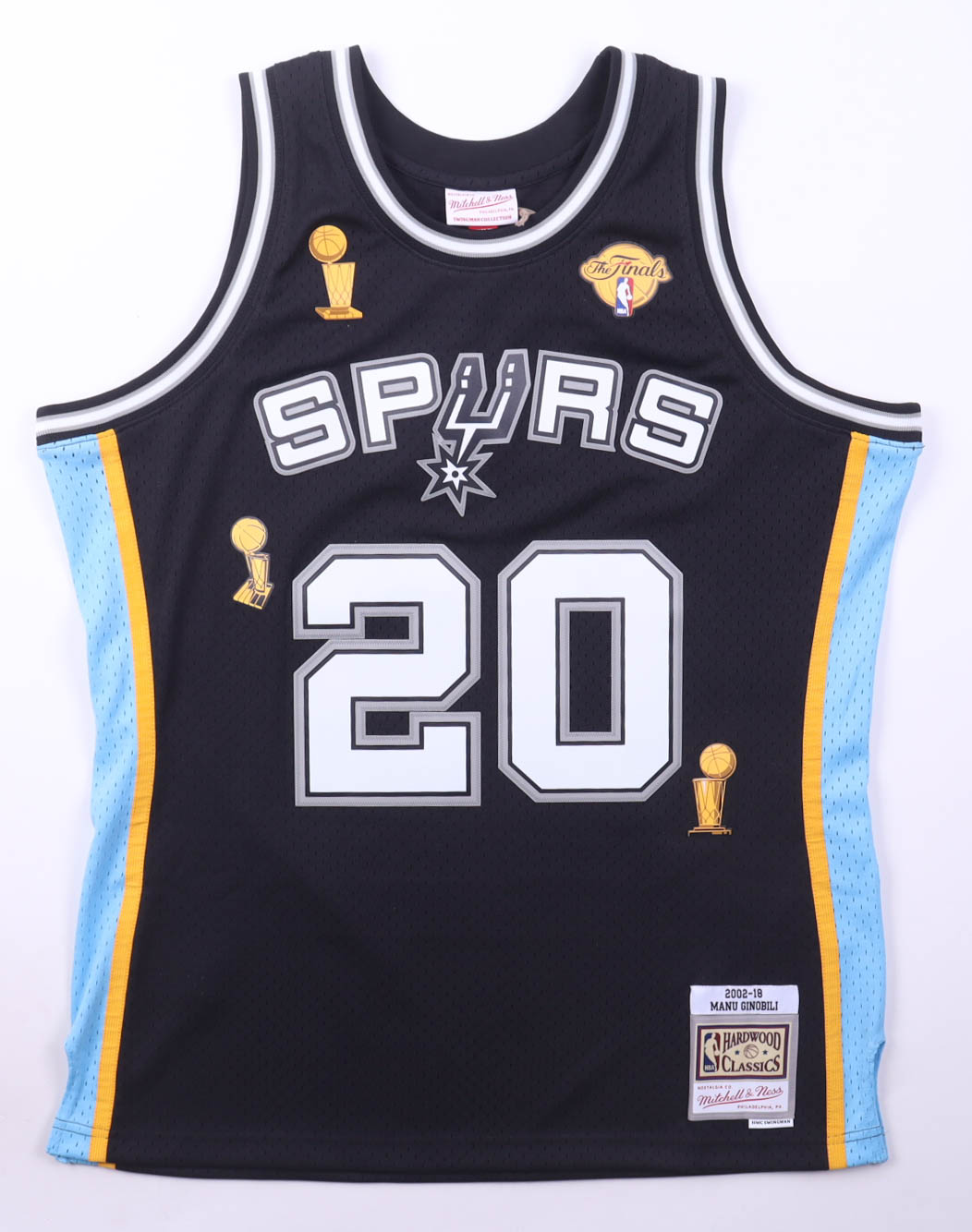 Manu Ginobili Signed Spurs Authentic Mitchell & Ness Retirement Jersey Inscribed "Manu" (PSA) at PristineAuction.com Manu Ginobili Signed Spurs Authentic Mitchell & Ness Retirement Jersey Inscribed "Manu" (PSA) at PristineAuction.com