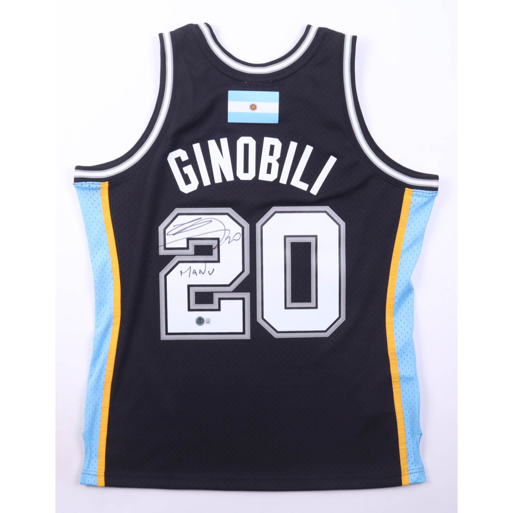 manu ginobili jersey mitchell and ness