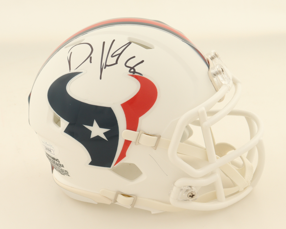 Danielle Hunter Signed Texans Throwback Speed Mini Helmet (JSA) at PristineAuction.com Danielle Hunter Signed Texans Throwback Speed Mini Helmet (JSA) at PristineAuction.com
