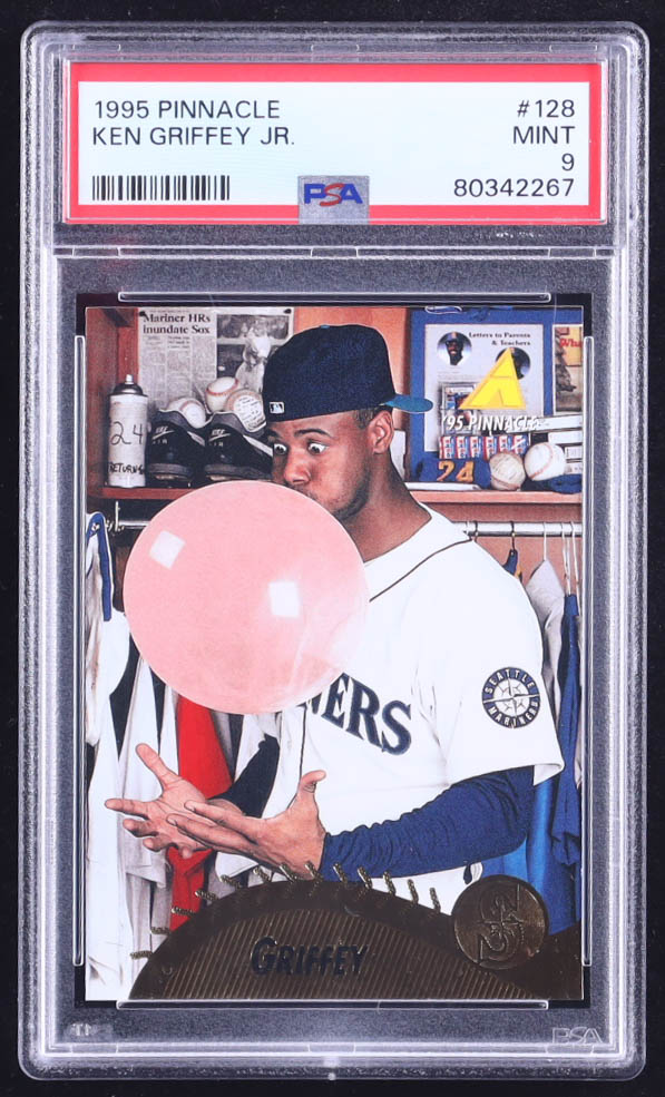 Ken Griffey Jr. 1995 Pinnacle #128 (PSA 9) at PristineAuction.com Ken Griffey Jr. 1995 Pinnacle #128 (PSA 9) at PristineAuction.com