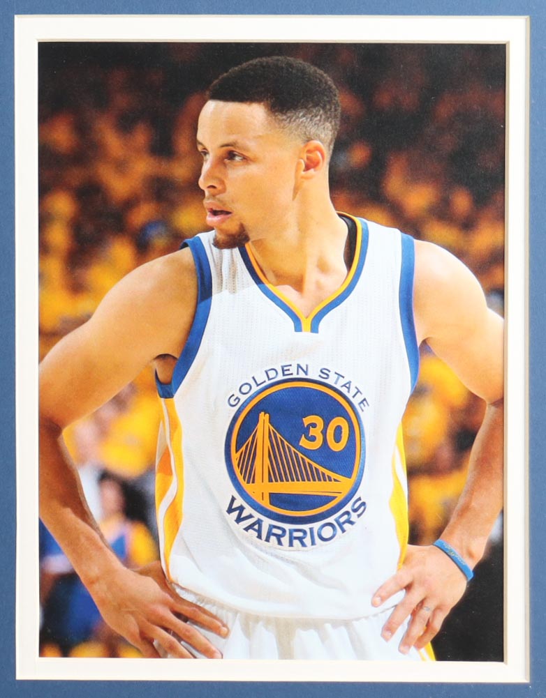 Stephen Curry Signed Custom Framed Jersey Display With (3) LE Championship Pins & (2) Cloth NBA Finals Logo Patches (JSA) at PristineAuction.com Stephen Curry Signed Custom Framed Jersey Display With (3) LE Championship Pins & (2) Cloth NBA Finals Logo Patches (JSA) at PristineAuction.com