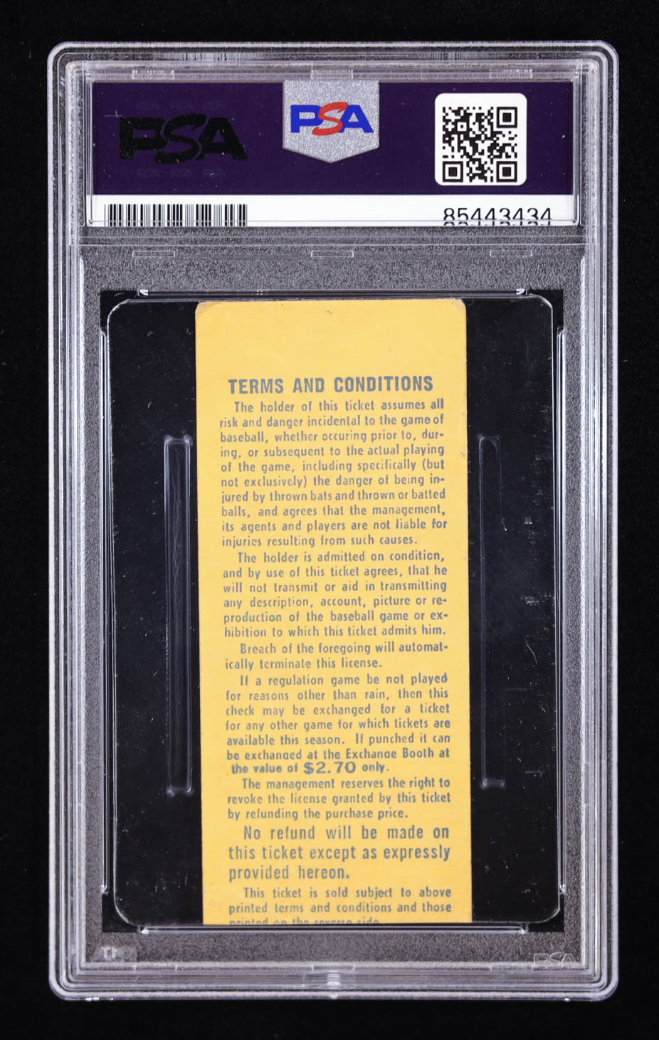 Nolan Ryan Signed Original 1967 Mets Shea Stadium Ticket (PSA | Autograph Graded PSA 10) at PristineAuction.com Nolan Ryan Signed Original 1967 Mets Shea Stadium Ticket (PSA | Autograph Graded PSA 10) at PristineAuction.com