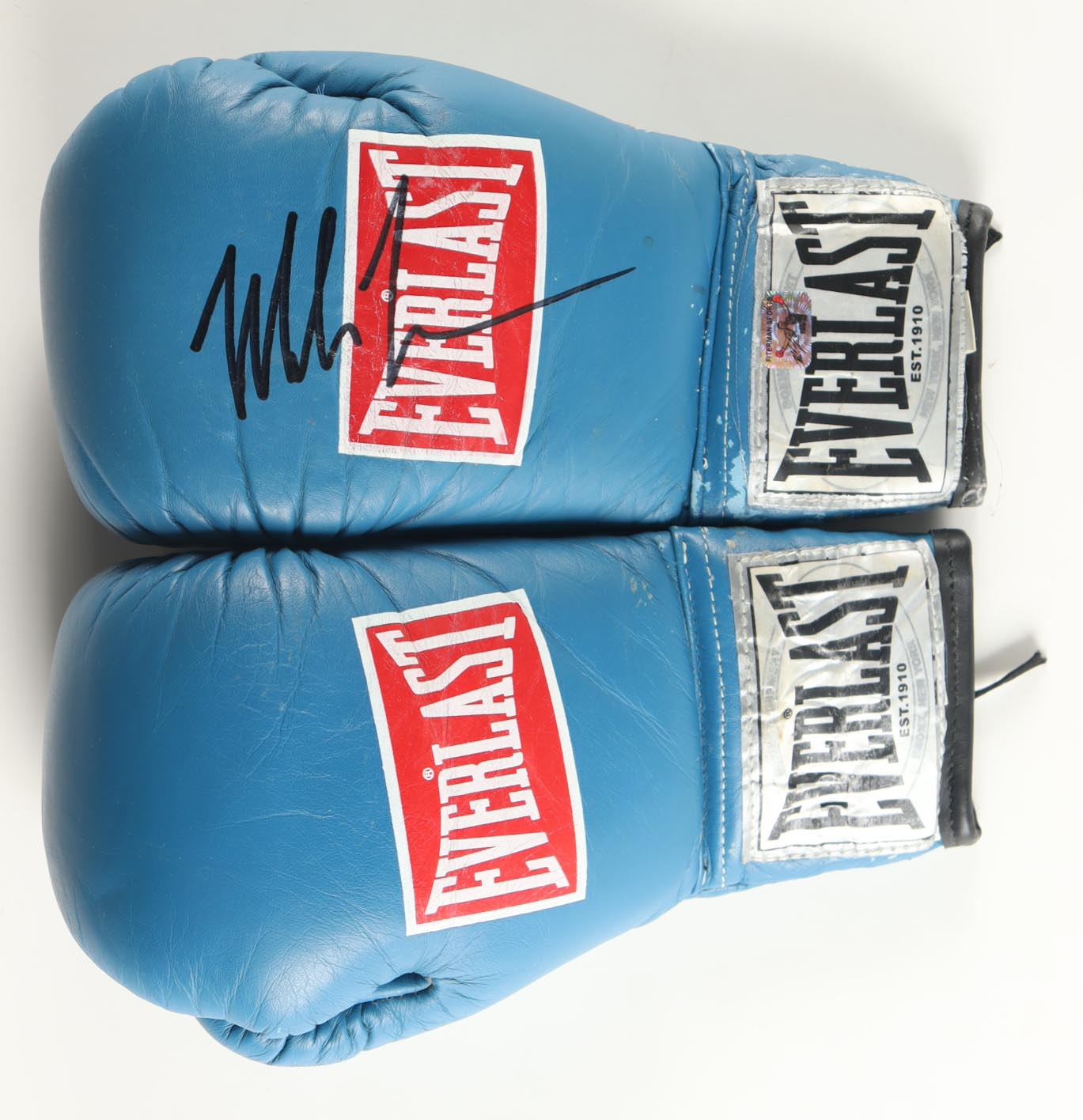 Mike Tyson Signed Everlast Boxing Gloves With Display Case (Tyson) at PristineAuction.com Mike Tyson Signed Everlast Boxing Gloves With Display Case (Tyson) at PristineAuction.com