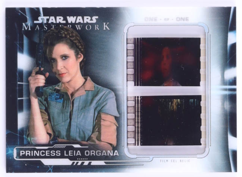 Princess Leia Organa 2019 Topps Star Wars Masterwork Film Cel Relics #FCPL6 #1/1