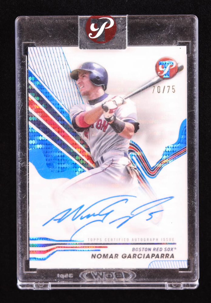 Nomar Garciaparra 2024 Topps Pristine Autographs Blue Pristine Refractors #PANG #70/75