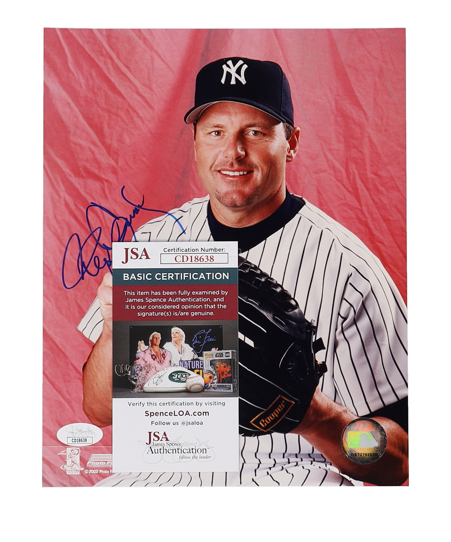 Roger Clemens Signed Yankees 8x10 Photo (JSA) at PristineAuction.com Roger Clemens Signed Yankees 8x10 Photo (JSA) at PristineAuction.com