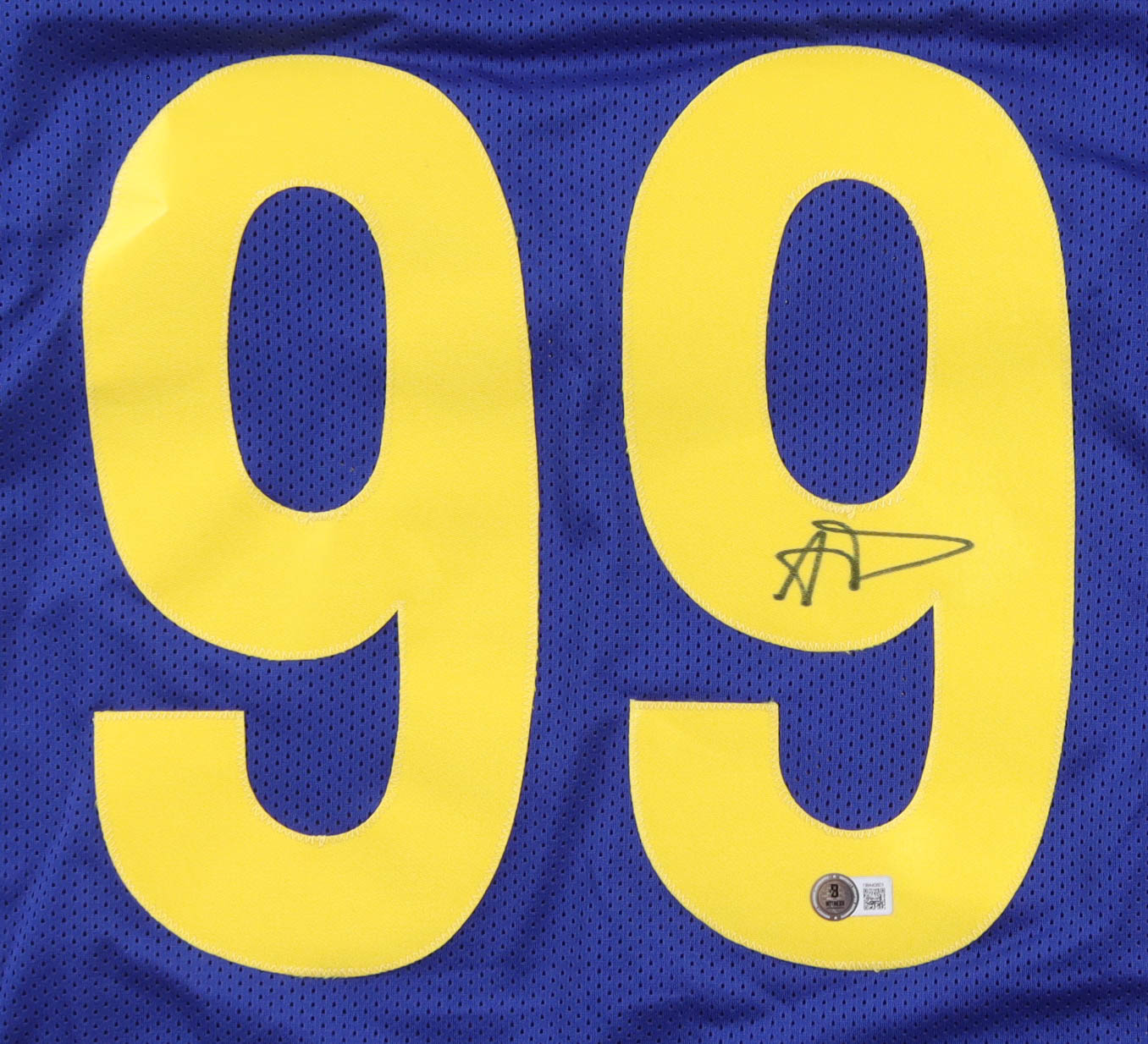 Aaron Donald Signed Jersey (Beckett) at PristineAuction.com Aaron Donald Signed Jersey (Beckett) at PristineAuction.com