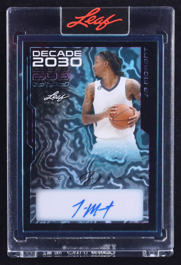 Ja Morant 2024 Leaf Decadence Decade 2030 Autographs Blue #D30JM1 #05/10 at PristineAuction.com Ja Morant 2024 Leaf Decadence Decade 2030 Autographs Blue #D30JM1 #05/10 at PristineAuction.com