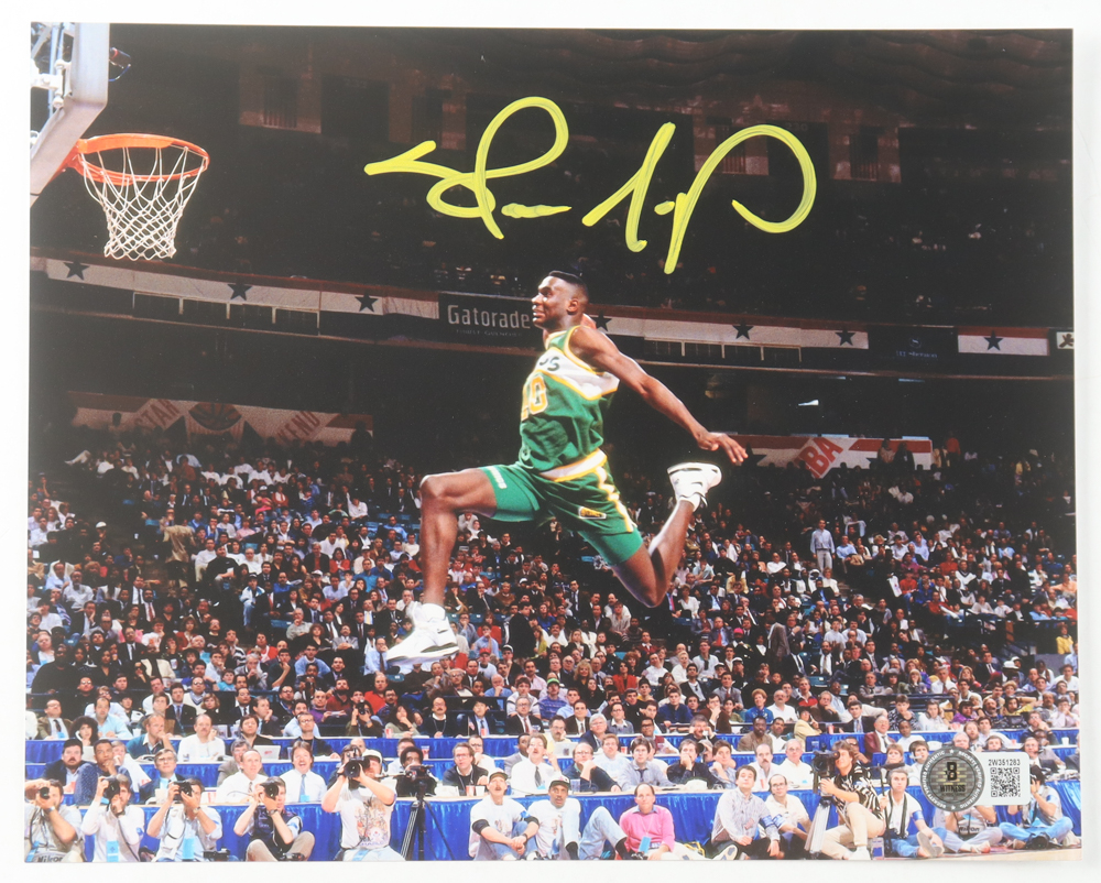 Shawn Kemp Signed SuperSonics 8x10 Photo (Beckett) at PristineAuction.com Shawn Kemp Signed SuperSonics 8x10 Photo (Beckett) at PristineAuction.com